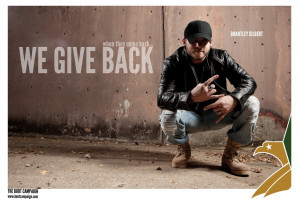 The Boot Campaign welcomes Brantley Gilbert to its grassroots efforts ...