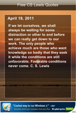 Perfect CS Lewis quote to match the weather we are having. Going to ...