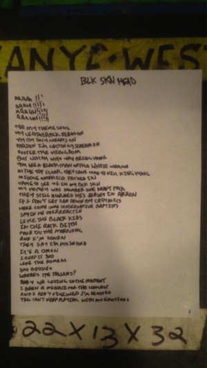 Kanye West Debuts “Black Skinhead” & “New Slaves” on Saturday ...