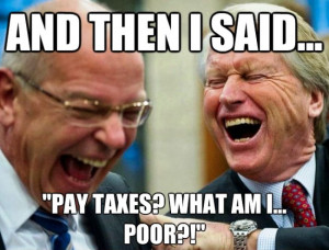 Sadly, for those who need the most help taxes aren’t a laughing ...