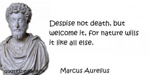 Marcus Aurelius Quotes On Death