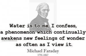 ... and youth sizes.: Famous Quotes, Quotes Water, Michael Faraday Quotes