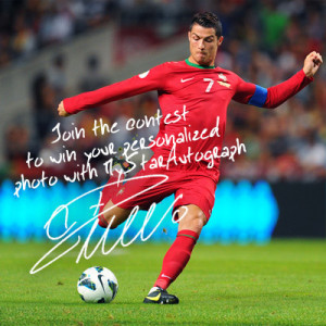 MyStarAutograph Giveaway: Win Cristiano Ronaldo signed photos!