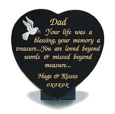 loss of dad poems | Memorial Plaque Gifts Grave Markers Cemetery ...