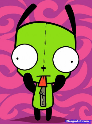 How to Draw Gir from Invader Zim. Location » Drawing Tutorials ...