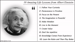 10 Amazing Life Lessons from Albert Einstein: