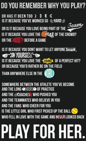 ... Fastpitch Softball and I had to share it with you. Hope you like it