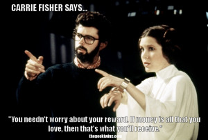 ... Leia's Best Quotes with Carrie Fisher's Funniest Pictures [Star Wars