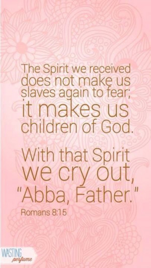 Yes, Abba Father! ️