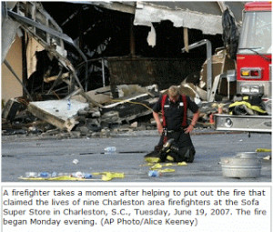Charleston-SC Memorial Service For 9 Fallen Firefighters