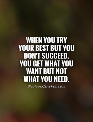 quotes about trying your best