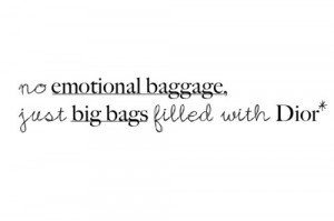 Emotional baggage?