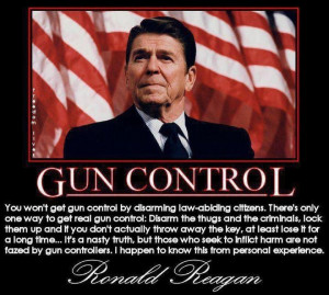 Ronald Reagan Gun Control Poster