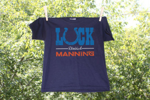 Luck Manning Divided - Andrew Luck Colts / Peyton Manning Broncos ...