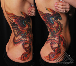265 Phoenix Fire Bird A Symbol Of Eternal Rebirth Tattoo picture