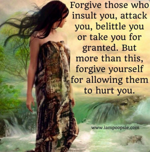 Forgiveness quote via www.IamPoopsie.com