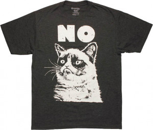 grumpy cat t-shirt, grumpy cat no t-shirt, cat t-shirt, best cat t ...