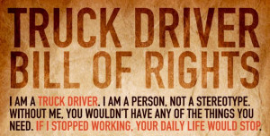 Infographic: Truck Driver Bill Of Rights | CDLLife