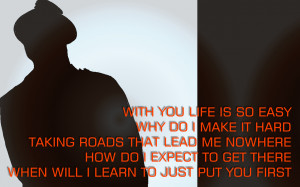 Move On - Bruno Mars Song Lyric Quote in Text Image