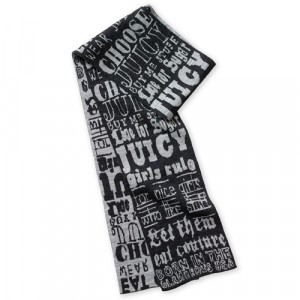 home wearables scarves juicy couture graffiti scarf juicy couture ...