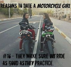 reasons to date a motorcycle girl 16