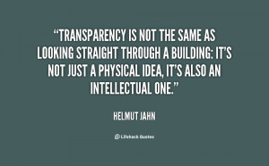 transparency quotes