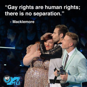 Macklemore on Gay rights... I respect him so much as a rapper, he ...