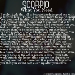 scorpio woman in love