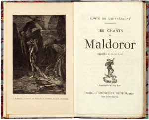 de Comte de Lautréamont, il publie le premier des Chants de ...