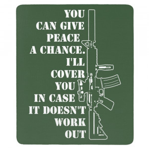 Funny Gun Rights Quotes Mouse Pad