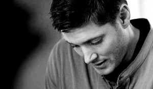 black and white, dean winchester, jensen ackles, man, supernatural