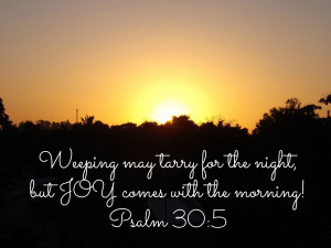 Psalm 30.5 Bible Verse