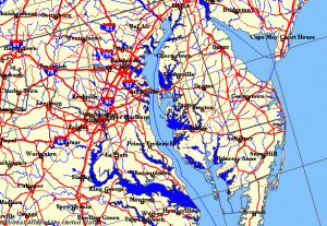 Maryland State Map