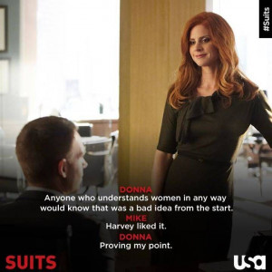 ... Suits Usa, Plays Donna, Donna Suits Quotes, Suits Donna Quotes, Suits