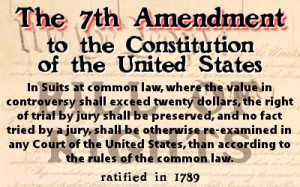 7th Amendment to the U.S. ConstitutionAmerican Constitution, Freedom ...