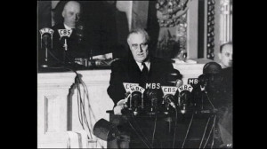 ... franklin d roosevelt addressed a joint session of congress his