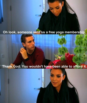 Lord Disick reminds Kim of her status