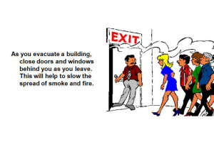 Evacuation Procedures Clip Art