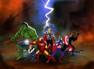 The Avengers Sketch Twynsunz