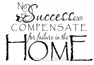 David O. McKay - No success can compensate for failure in the...