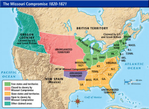 Interactive Map Of The Missouri Compromise Of 1820