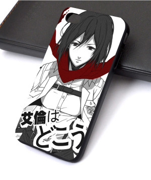 Shingeki no Kyojin Attack on Titan Mikasa Ackerman iPhone 4/4s/5 Phone ...