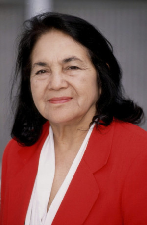 Courtesy of Dolores Huerta Foundation Dolores Huerta, co-founder of ...