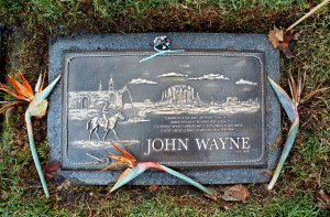 Wayne Photo Gallery: John Wayne's gravestone bears his famous quote ...