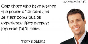 Tony Robbins Quotes On Leadership