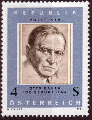 AUSTRIA 1981 UNMOUNTED MINT SG#1906 OTTO BAUER WRITER AND POLITICIAN