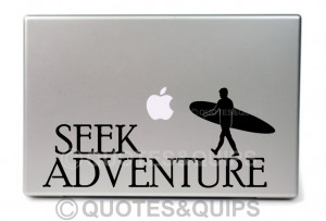 VINYL- Seek Adventure with surfer (surf/ surfing/ surfboard/ dude ...