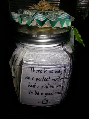 beautifully decorated Positive Affirmation Jar