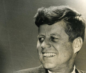 Former U.S. President John F. Kennedy