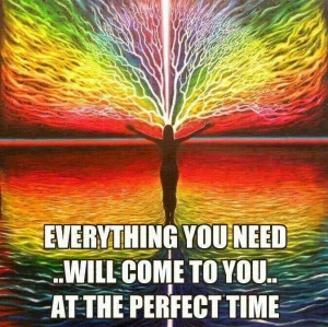 must learn to be patient.